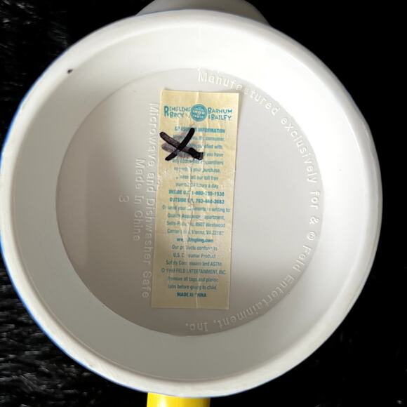 Ringling Brothers and Barnum & Bailey Vintage 90s clown face cup mug - Picture 13 of 15